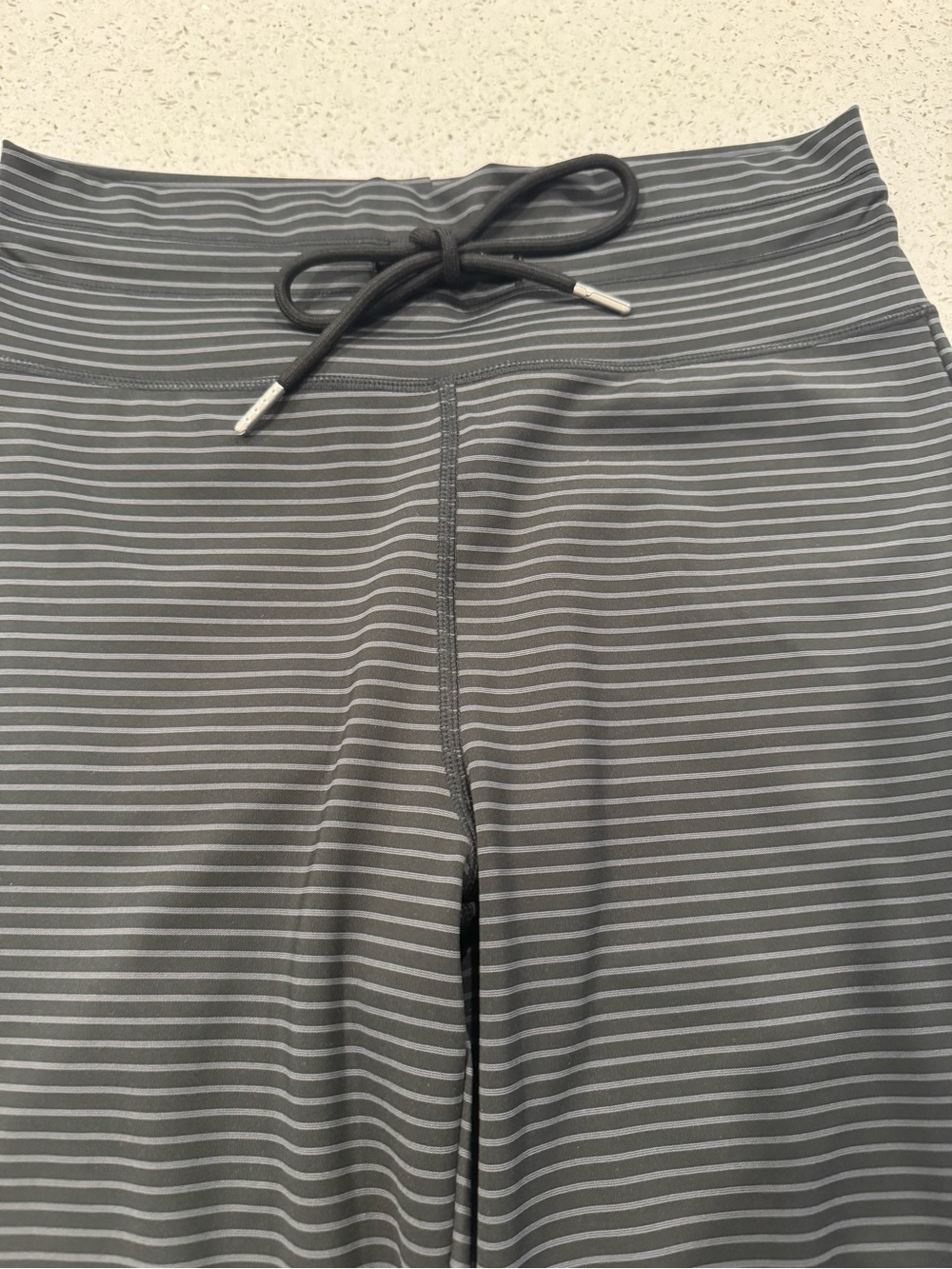 Halara- Gray Striped Active Leggings
